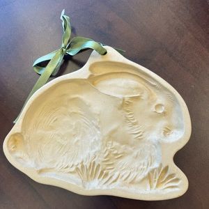 Vintage Brown Bag Cookie Art Bunny Rabbit